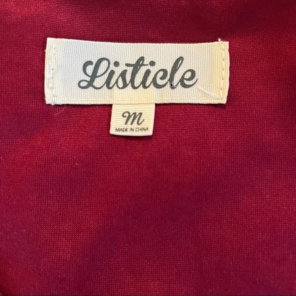 Listicle Dot Dress M